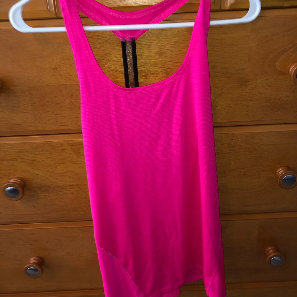 Hot pink tank top